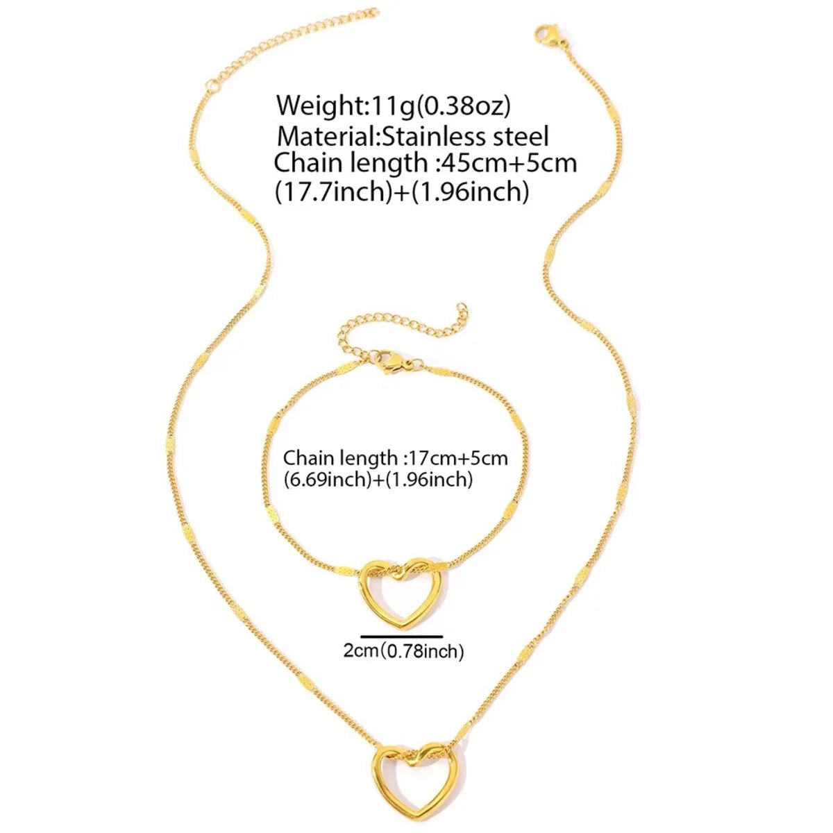 Stainless Steel Jewelry Set Novelty Twisted Heart Light Luxury High-end Sense Jewelry Set For Women Jewelry Anniversary Gift