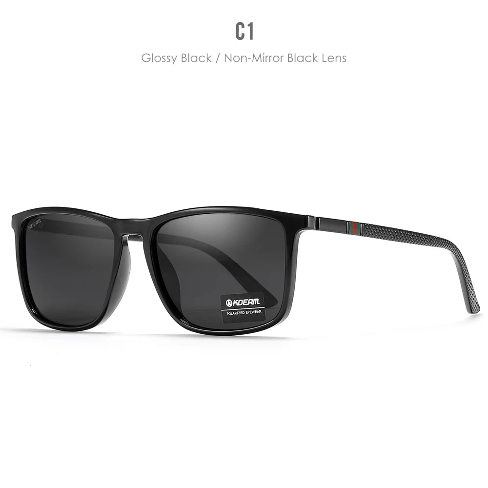 KDEAM 2022 New Luxury Polarized Sunglasses Men's Driving Shades Fishing Travel Golf Sunglass Male Sun Glasses CE