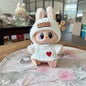（no shoes）Clothes For 17cm Labubu Accessories Designer Suitable for V1 V2 V3 Labubu Pendants Cute Fashion Birthday Gift