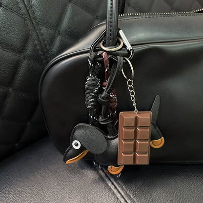 Dachshund Keychain Leather Bag Strap Design Ins Personalized Car Keychain Bag Pendant Miu Purse Sac A Main Femme Handbag Strap
