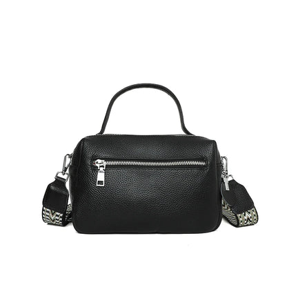 Fashion Crossbody Bags Women's Genuine Leather Bag Simple High Quality Tote Bag Vintage Boston Handbag Female Shoulder Bags