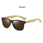 Fashion Bamboo Wood Vintage Square Sunglasses Men Women Luxury Brand Designer Sun Glasses Wooden Driving Fishing UV400 Eyewear