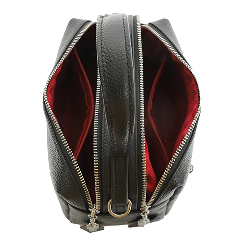 Fashion Crossbody Bags Women's Genuine Leather Bag Simple High Quality Tote Bag Vintage Boston Handbag Female Shoulder Bags