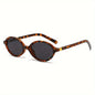 Retro Oval Fashion Glasses with Anti-Glare Lenses - Chic Small Frame, Ideal for Party Wear & Travel, Glasses Accessories