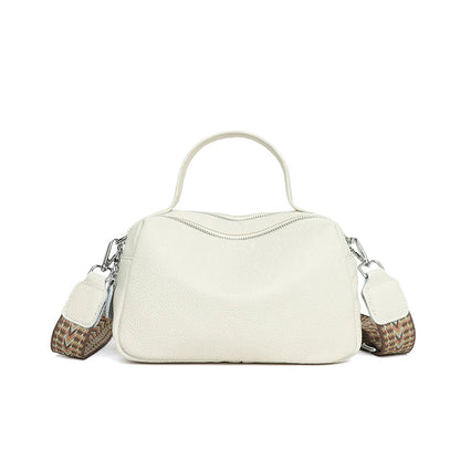 Fashion Crossbody Bags Women's Genuine Leather Bag Simple High Quality Tote Bag Vintage Boston Handbag Female Shoulder Bags